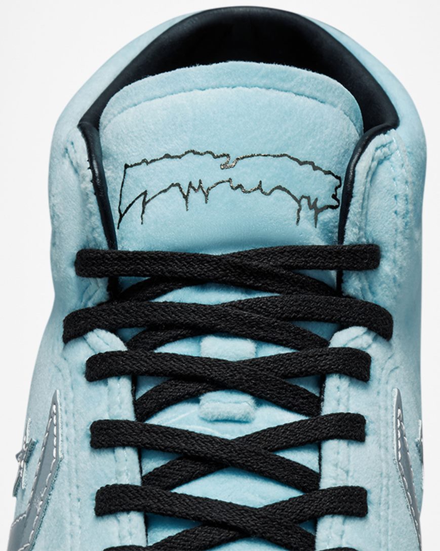 Women's Converse Louie Lopez Pro Mid x FA Skate Shoes Blue / Black | AU C3E68C